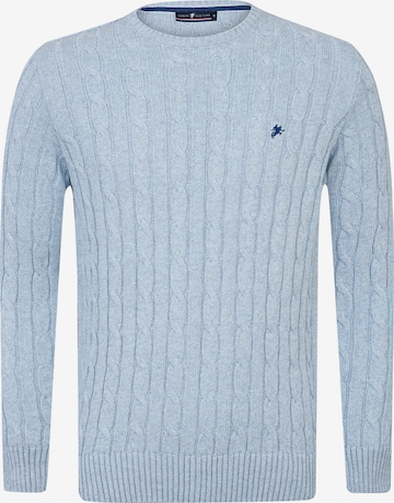 DENIM CULTURE Pullover 'Jeffrey' in Blau: predná strana