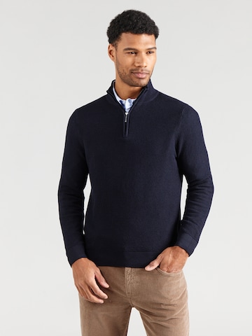 bugatti Sweter w kolorze niebieski: przód