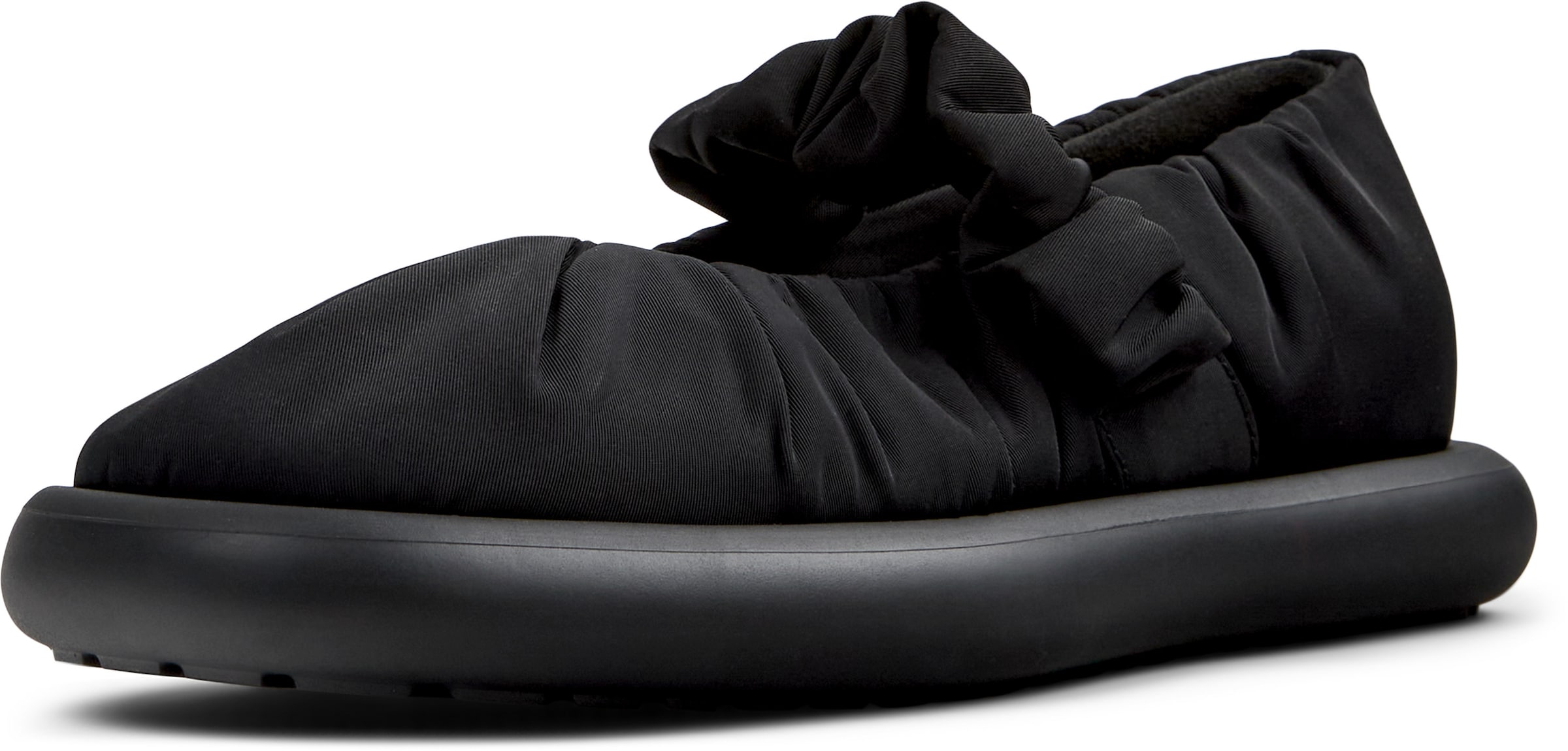 Ballerina con cinturino 'Onda' di CAMPER in nero: frontale