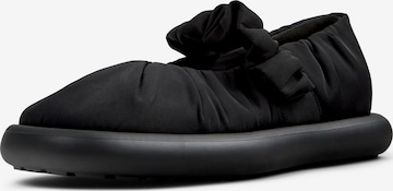 CAMPER Ballerina met riempjes 'Onda' in Zwart: voorkant