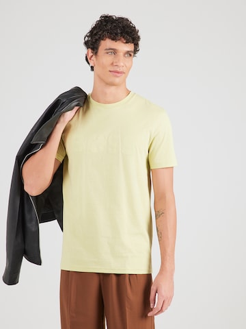 BOSS Shirt 'Thinking 1' in Yellow: front