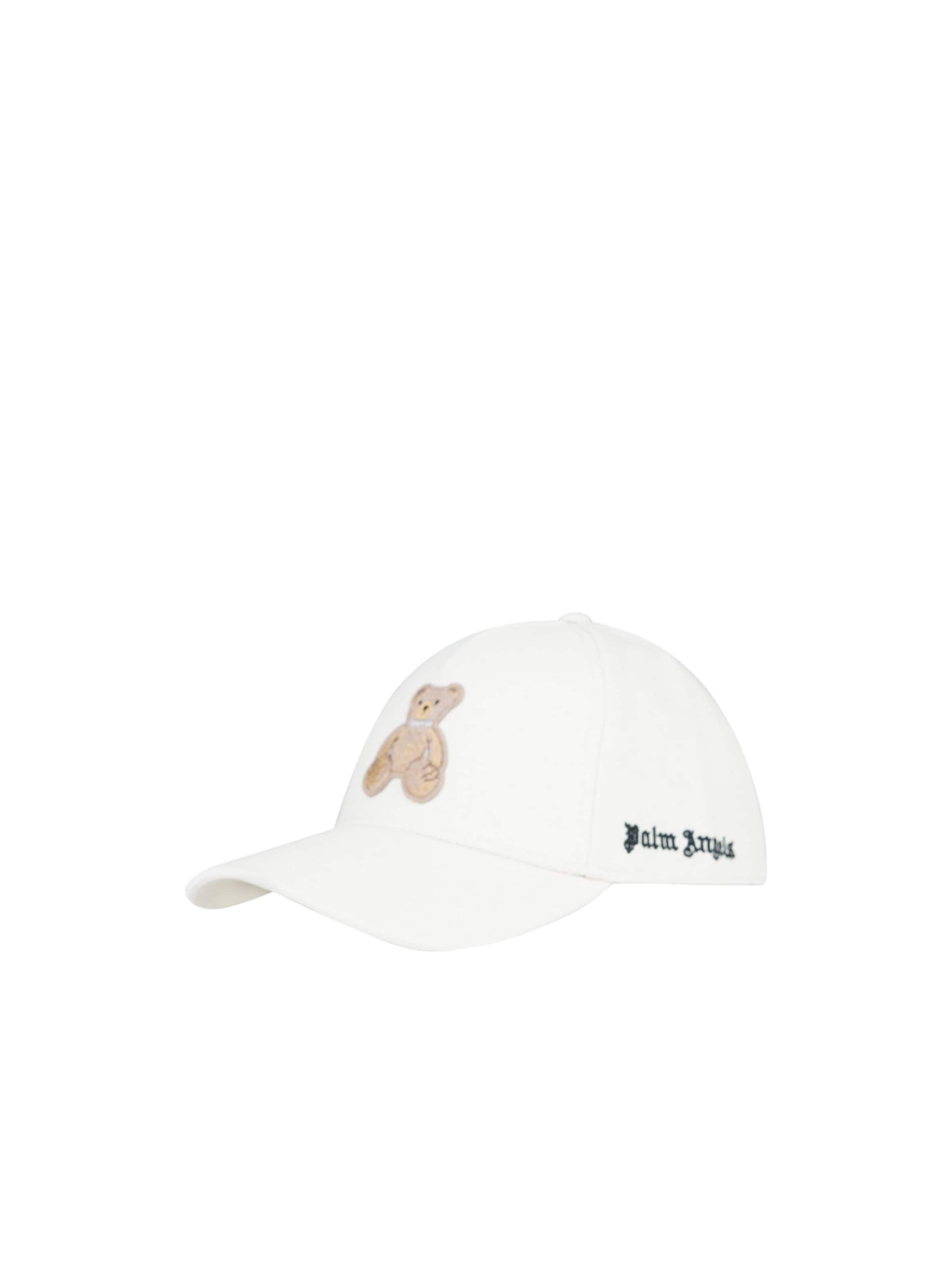 Palm Angels Pet in Wit: voorkant