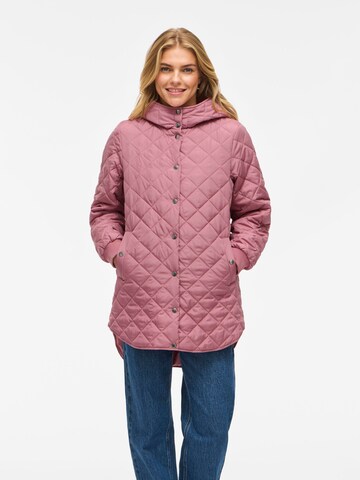 Manteau d’hiver VILA en rouge : devant