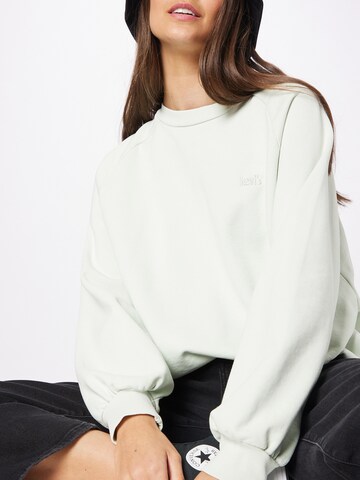 LEVI'S ®Sweater majica 'Snack Sweatshirt' - zelena boja