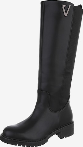 Ital-Design Boots in Black: front