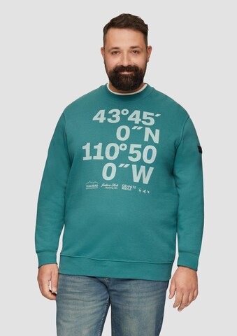 Sweat-shirt s.Oliver en bleu : devant