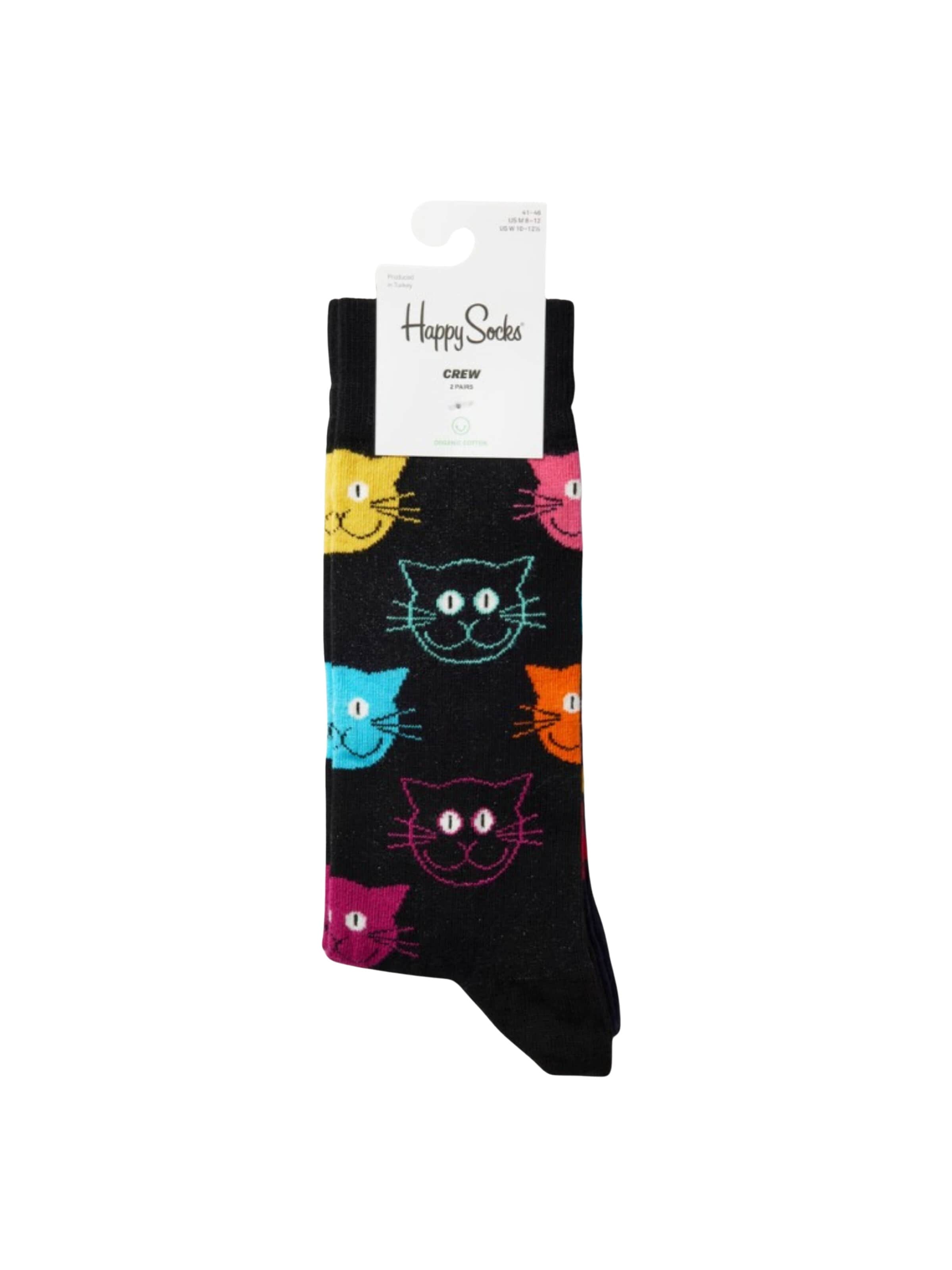 Happy Socks Socks '2er Pack - CLASSIC CAT Socks' in Mixed colors