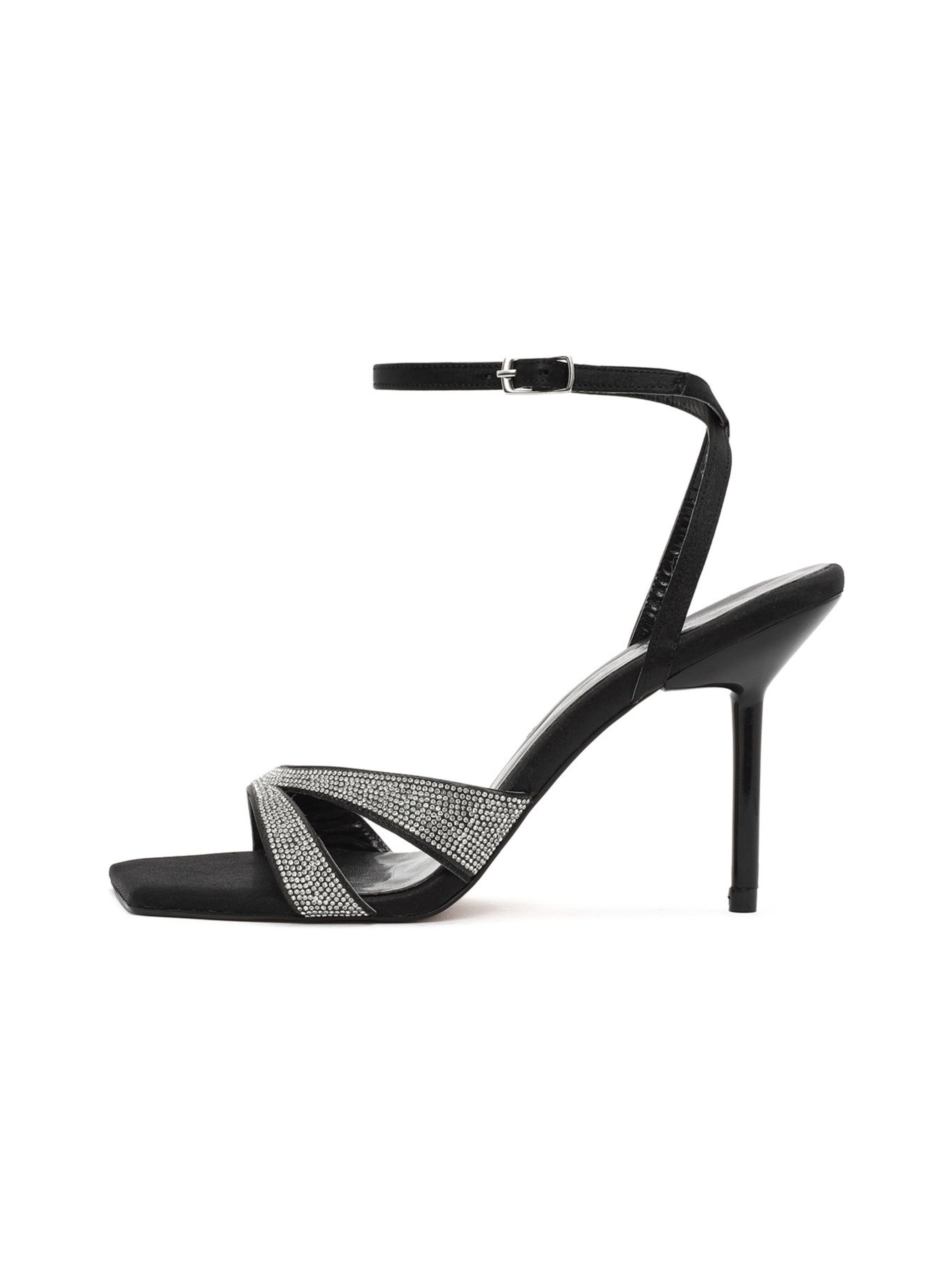 Sandales à lanières Derimod en noir : devant