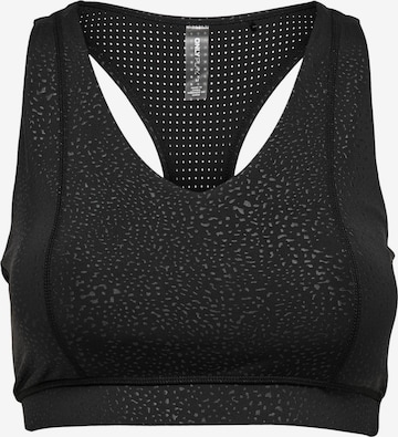 ONLY PLAY - Bustier Sujetador deportivo 'Alea' en negro: frente