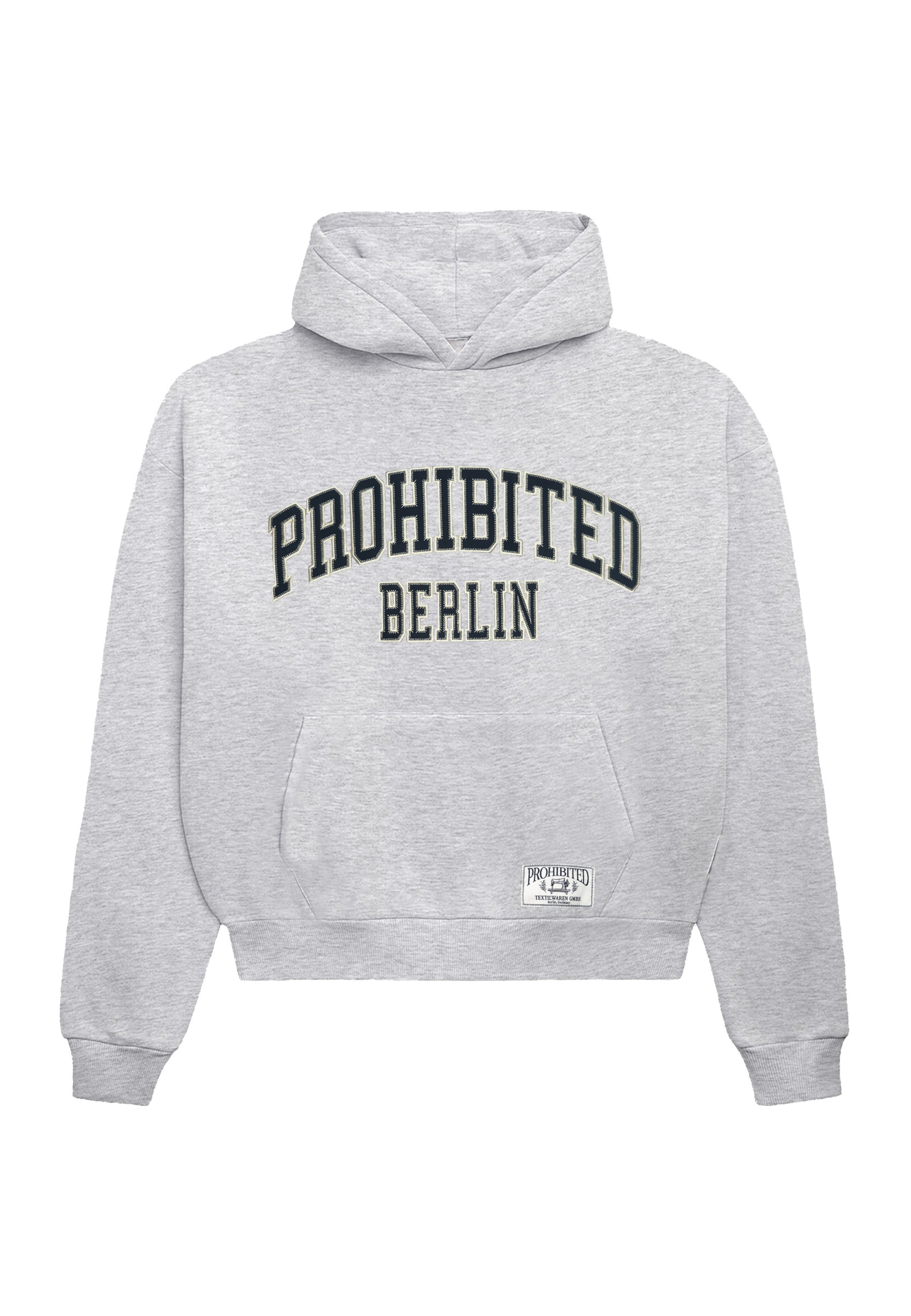 Prohibited Sweatshirt in Grey: front