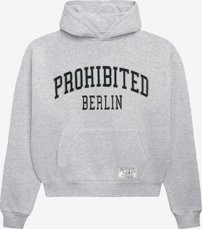 Prohibited Sweatshirt in L in navy / graumeliert / offwhite, Produktansicht
