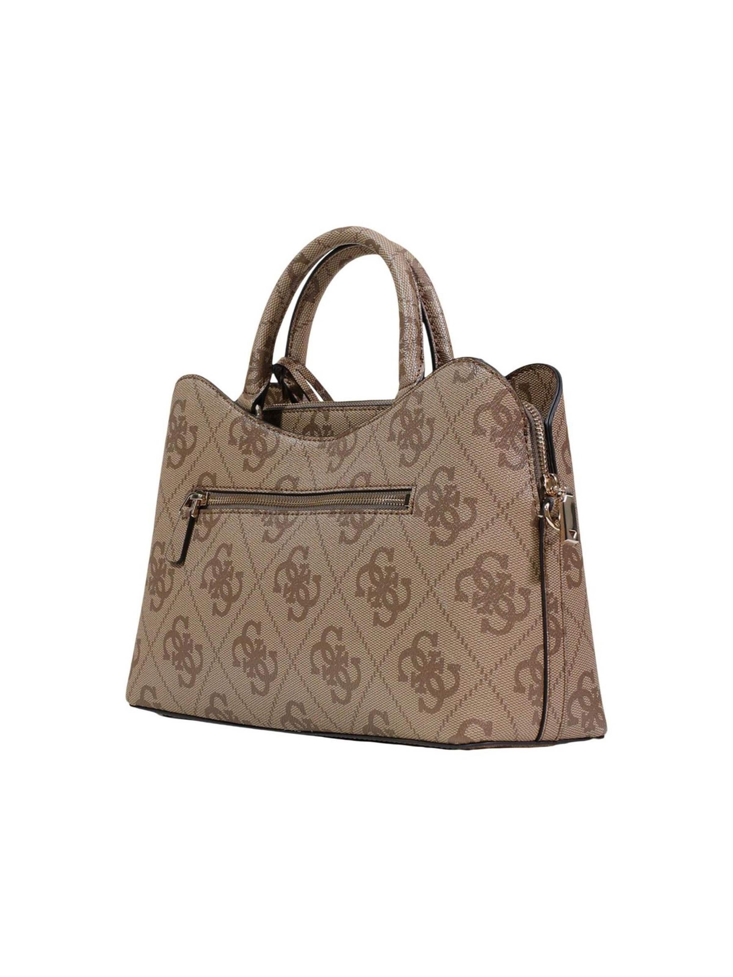 GUESS Schultertasche 'JANIE'‌‌‌‌‌‌‌‌‌‌ in Beige