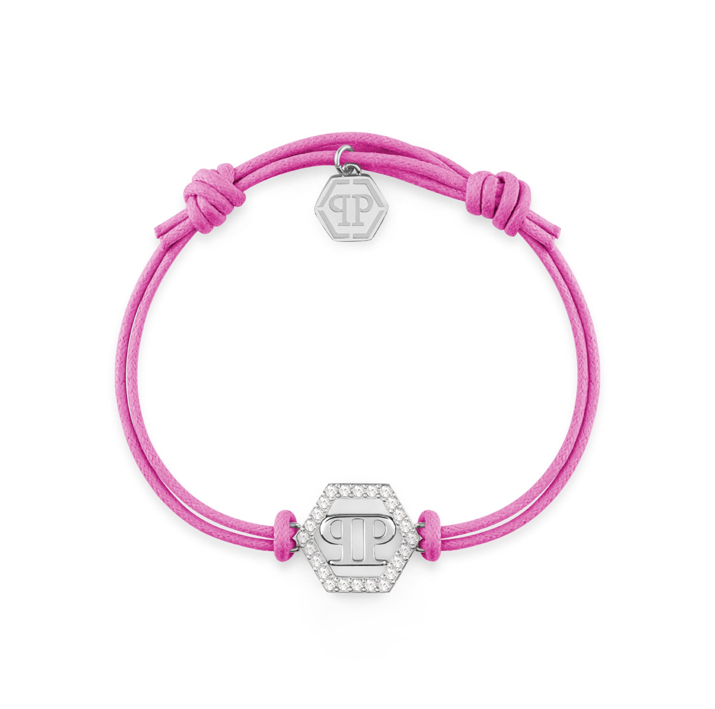 Philipp Plein Jewellery Armband 'Linked' in Pink: Vorderseite