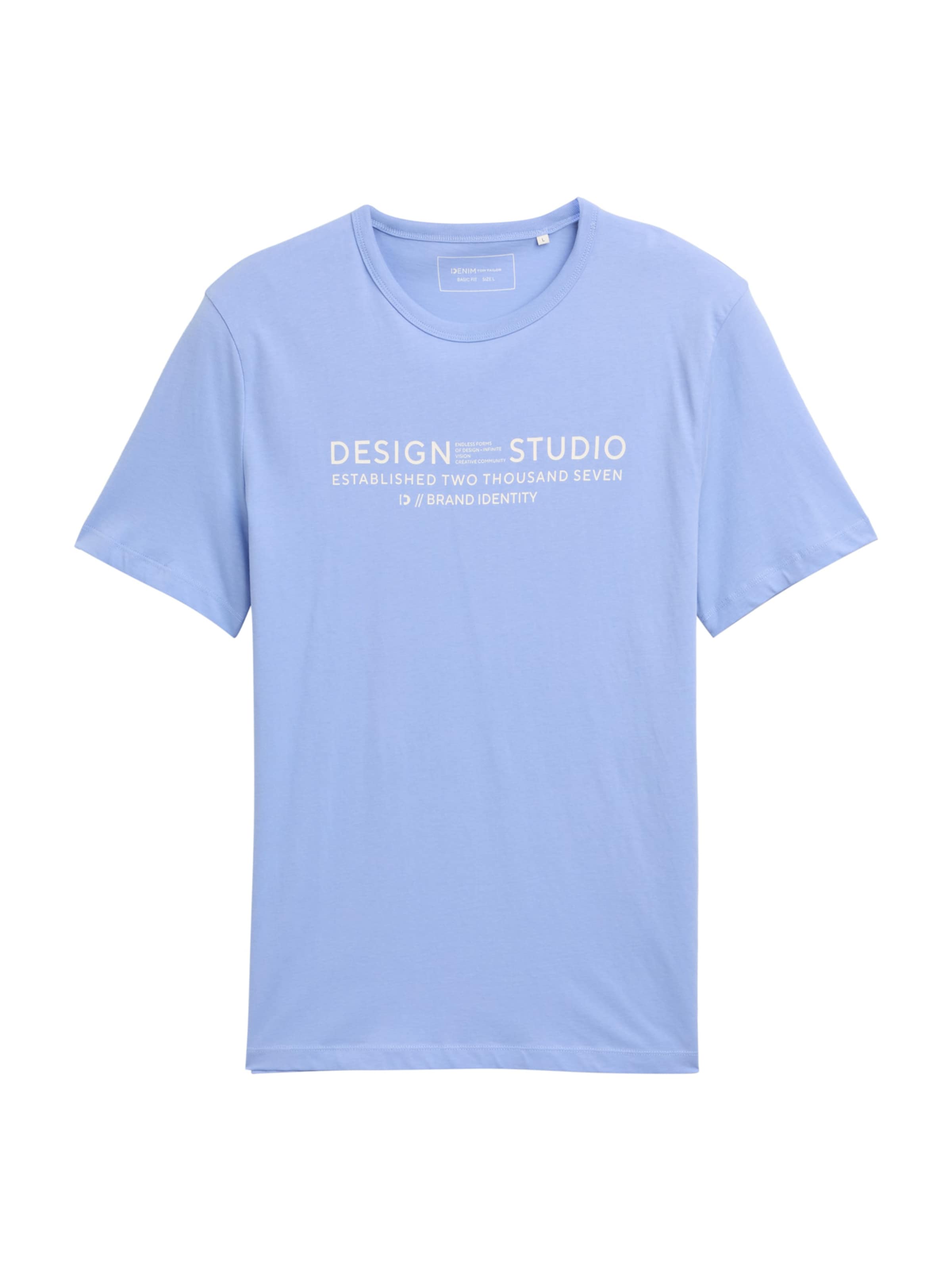 TOM TAILOR DENIM T-shirt i blå: framsida