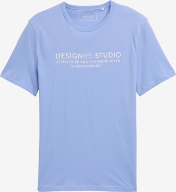 TOM TAILOR DENIM T-Shirt in Blau: Vorderseite