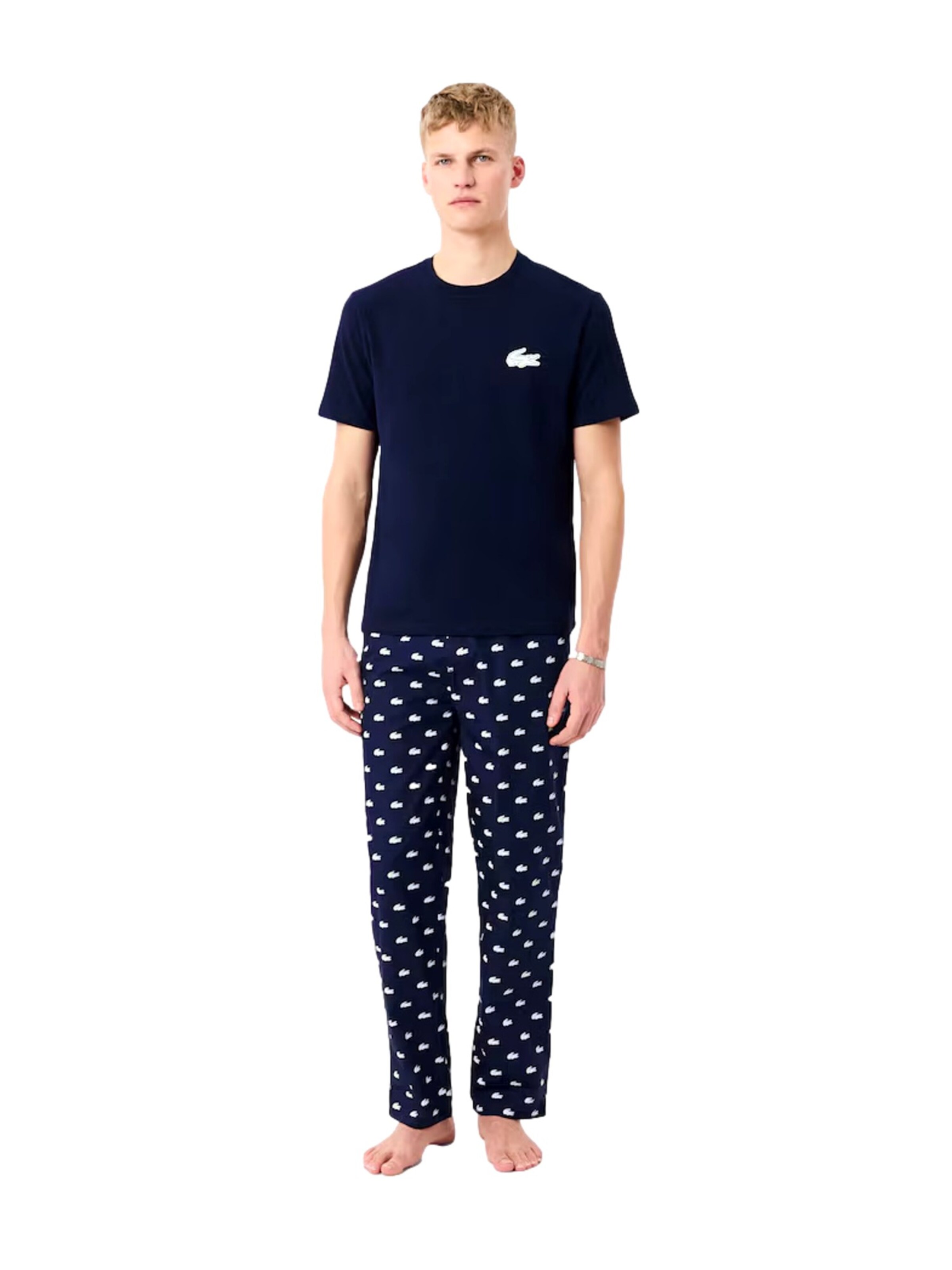 LACOSTE Pajamas long in Blue