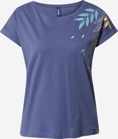 Tranquillo T-Shirt in rauchblau / hellblau / pastellgelb, Produktansicht