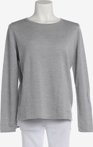 BOGNER Pullover / Strickjacke XL in Grau: Vorderseite