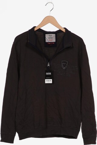 BRAX Sweatshirt & Zip-Up Hoodie in L in Grey: front