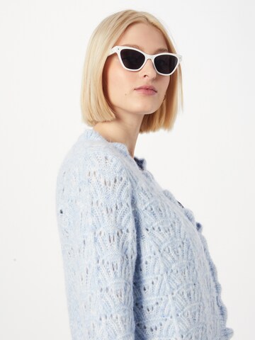 NAF NAF Knit Cardigan 'Daphne' in Blue