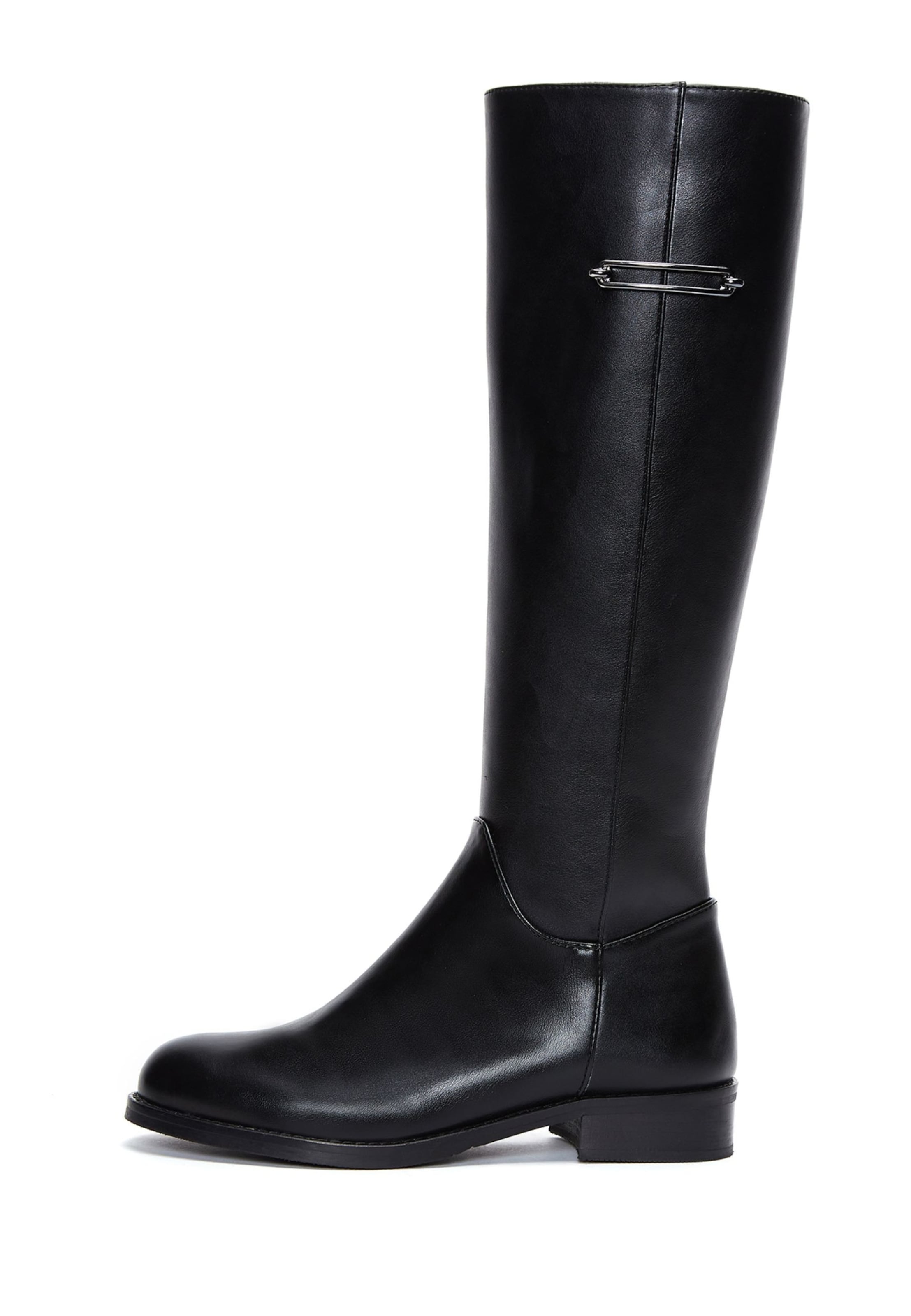 Derimod Overknees in Black: front