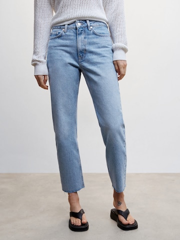 MANGO Regular Jeans 'Irene' in Blue: front