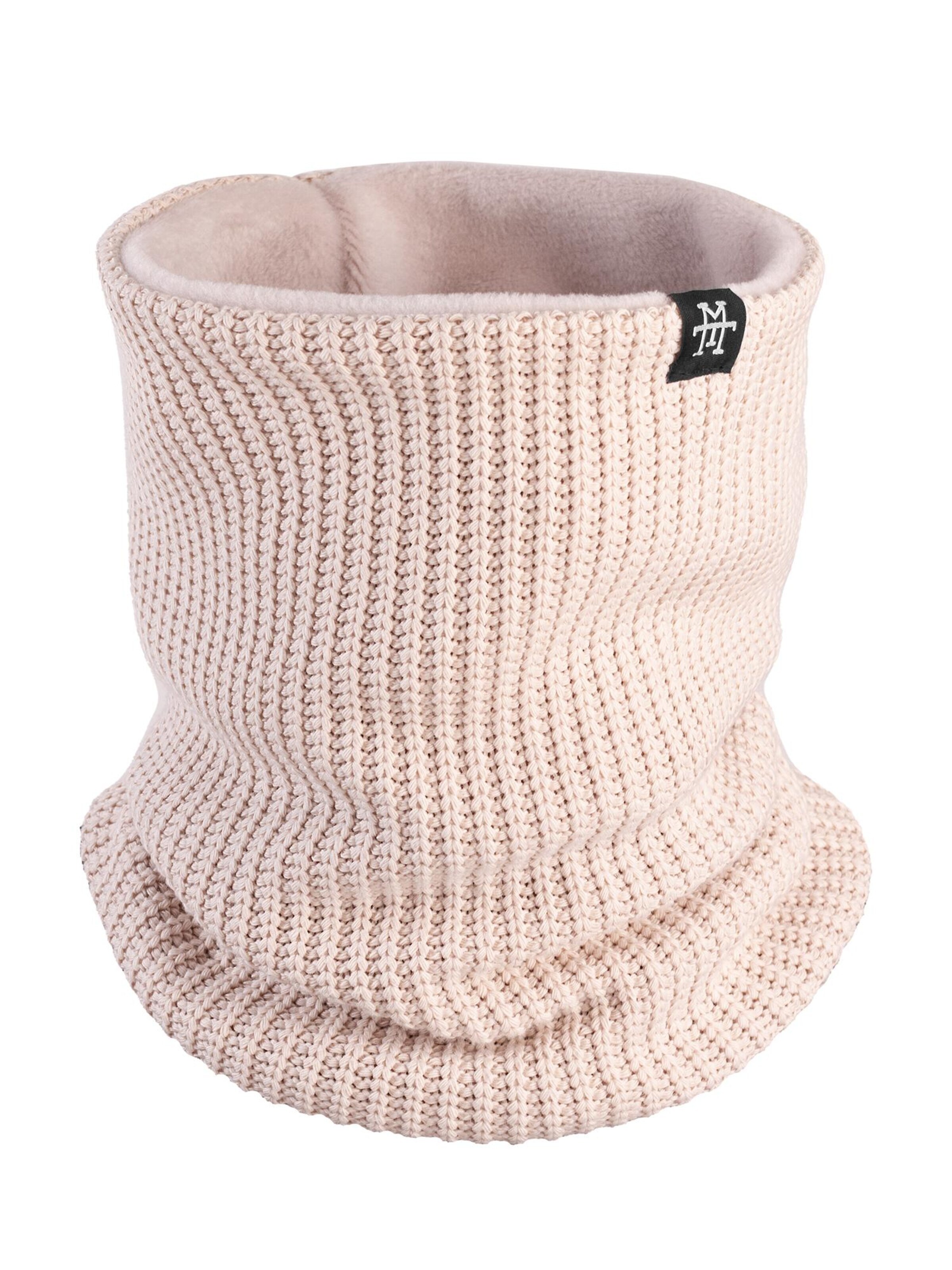 Manufaktur13 Tube Scarf 'Neckwarmer' in Beige: front