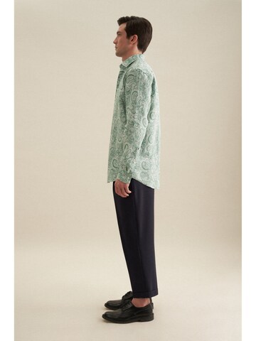 Coupe regular Chemise SEIDENSTICKER en vert