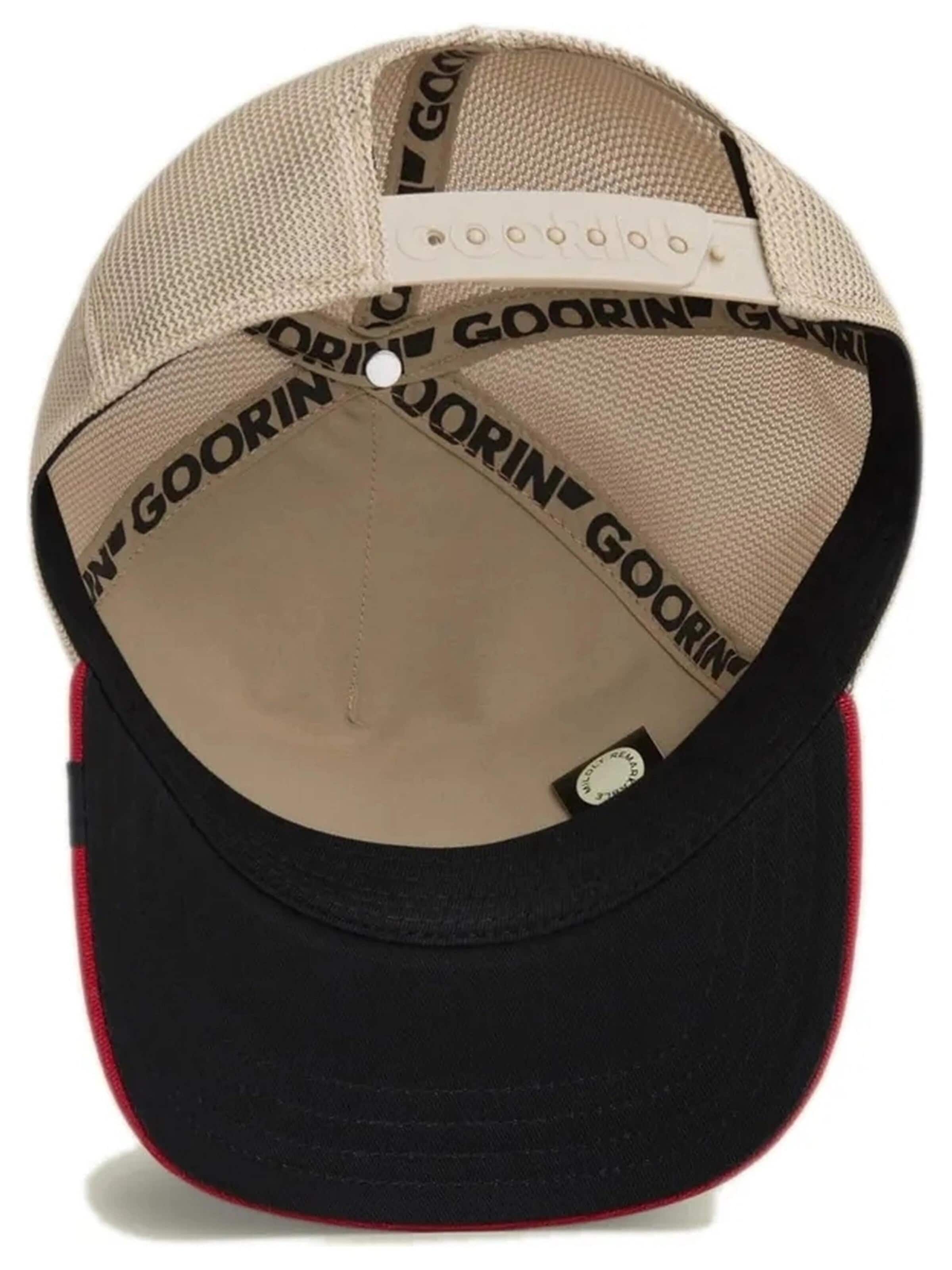 GOORIN Bros. - Boné 'Gorra goorin roja vaca greener grass moove the needle trucker cap' em vermelho