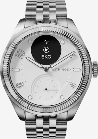 Withings Analog watch in Silver: front