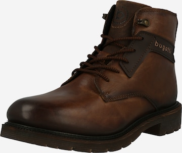 bugatti Lace-Up Boots 'Sentra' in Brown: front