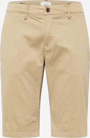 Pantalon chino Jack's en beige : devant