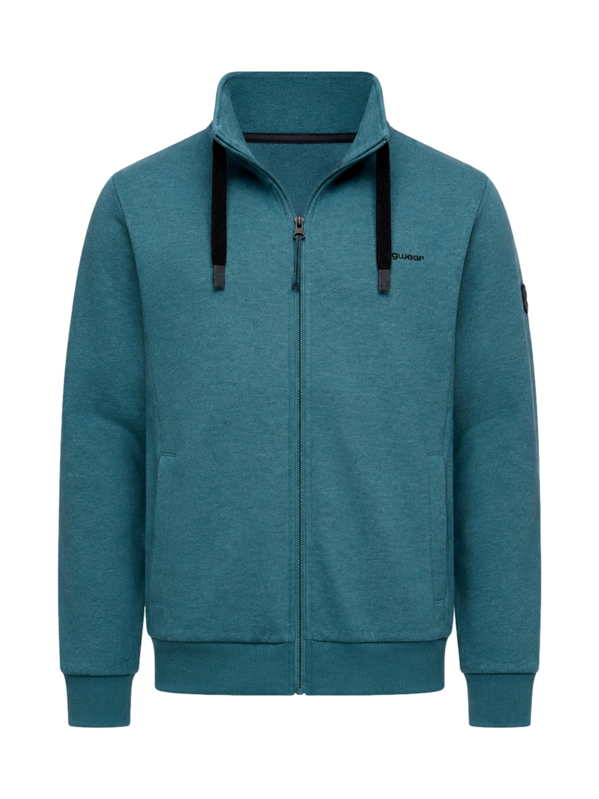 Giacca di felpa 'Jettry' di Ragwear in blu: frontale