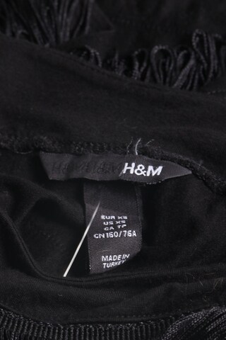 H&M Top XS in Schwarz