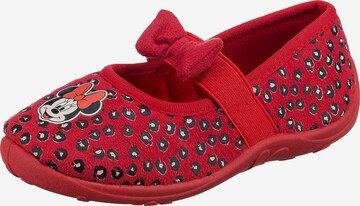 Disney Minnie Mouse Slippers 'Minnie Mouse' in Red: front