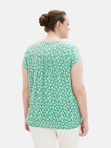 Tom Tailor Women + Blouse in Groen