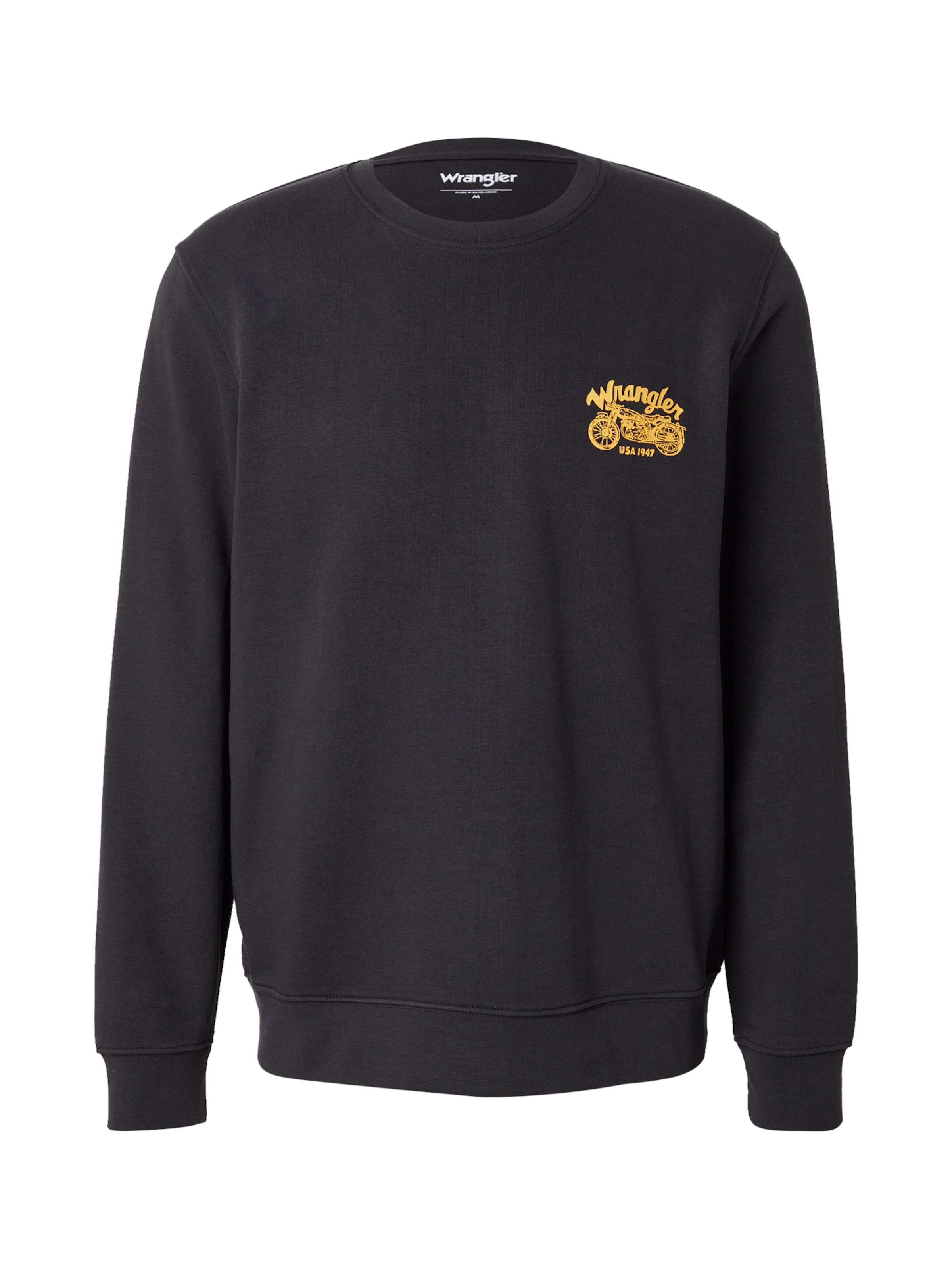 WRANGLER Tréning póló 'AMERICANA' - fekete: elől