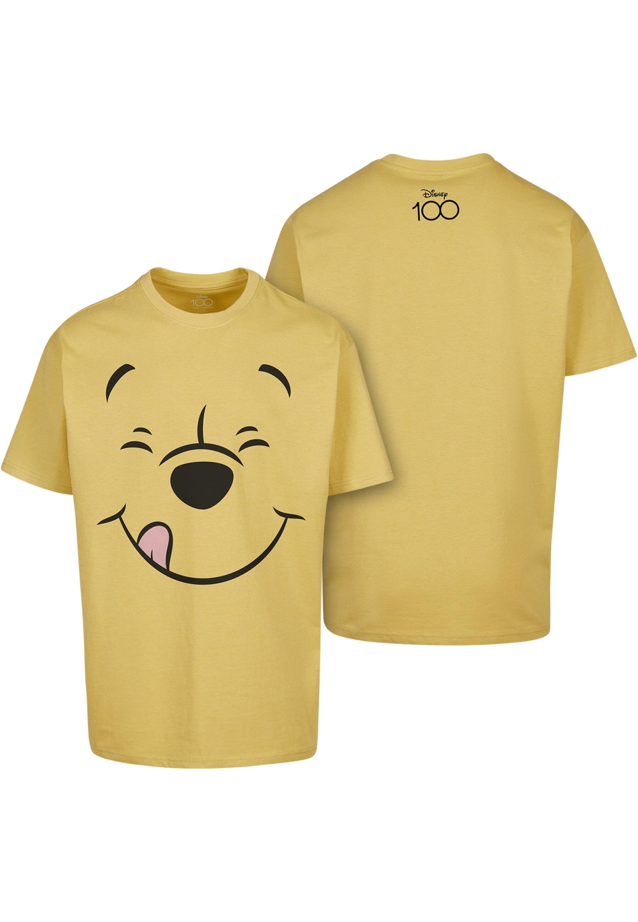 T-Shirt 'Disney 100 Winnie Pooh Face' MT Upscale en jaune