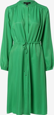 COMMA Košilové šaty – zelená: přední strana
