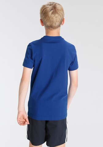 ADIDAS SPORTSWEAR Функционална тениска 'Essentials' в синьо