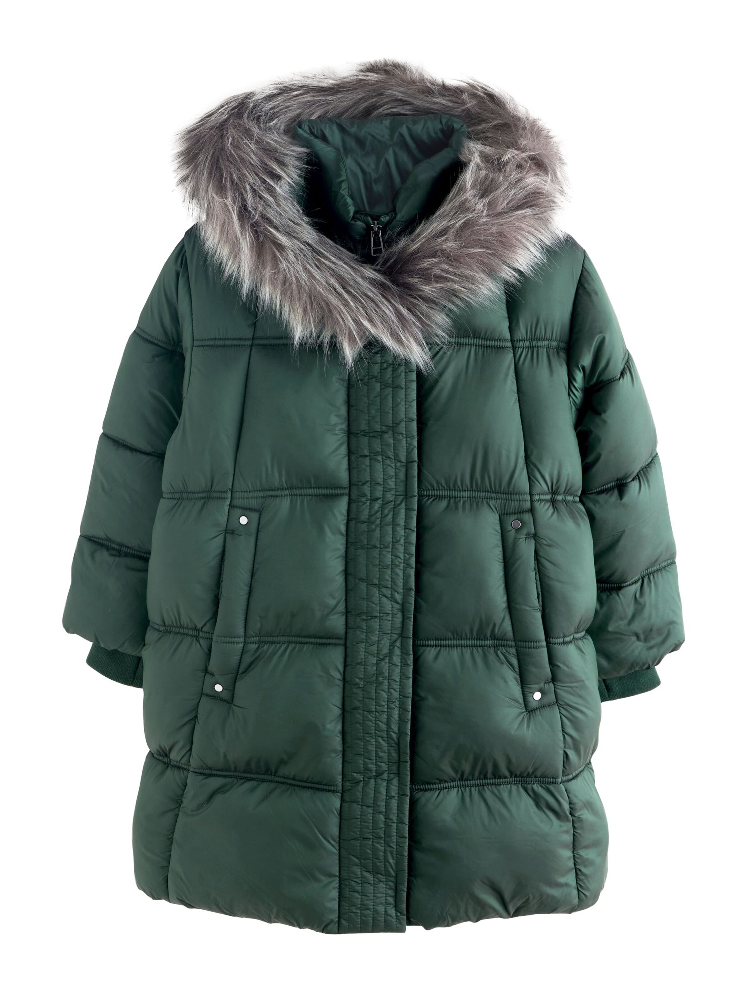 Next Coat in Green: front