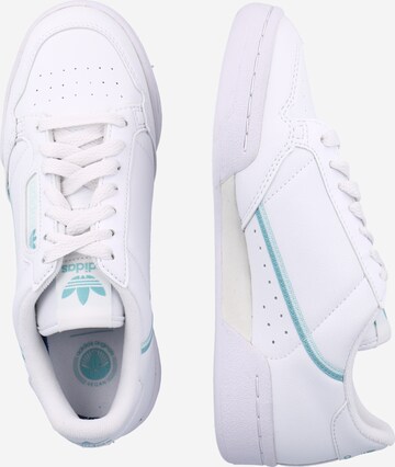 Baskets basses 'Continental 80' ADIDAS ORIGINALS en blanc