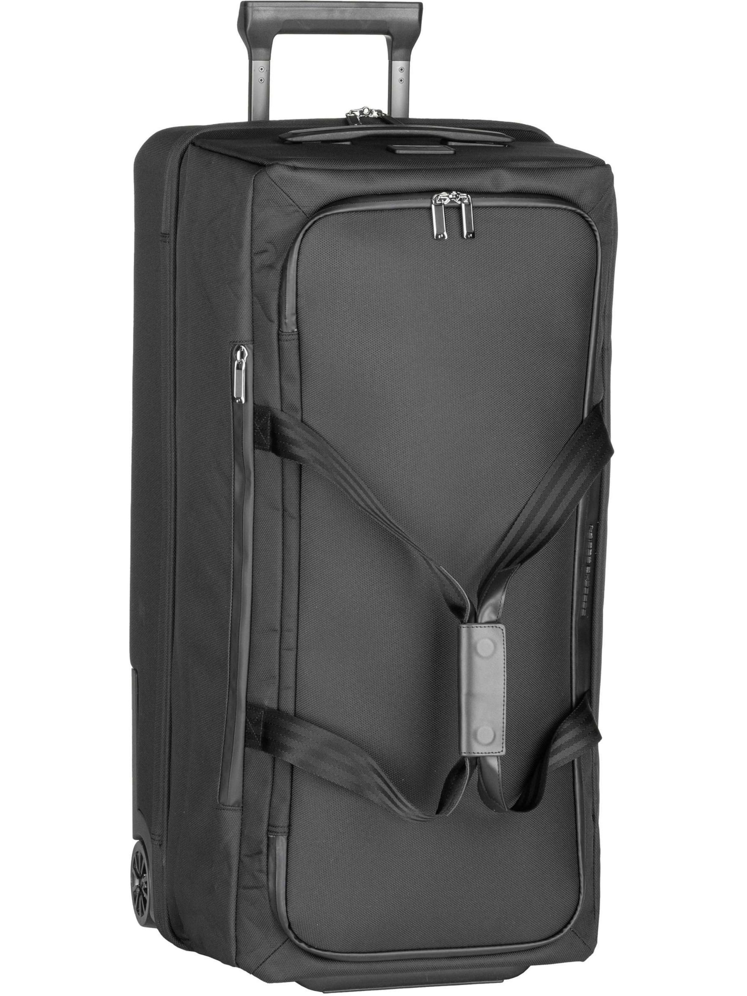 Porsche Design Reisetasche 'Roadster Rolling Duffle 30' in Schwarz: Vorderseite