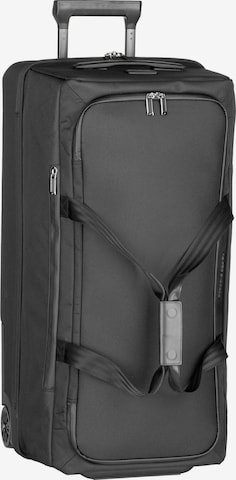 Porsche Design Reisetasche 'Roadster Rolling Duffle 30' in Schwarz: Vorderseite