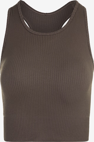 Athlecia Sports Bra 'Flow' in Brown: front