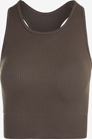 Athlecia Bustier Sport-BH 'Flow' in Braun: predná strana