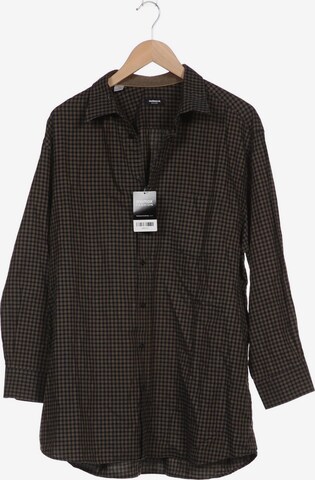 Walbusch Button Up Shirt in XXL in Brown: front