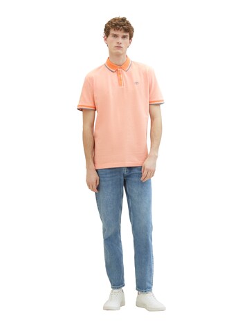 TOM TAILOR Poloshirt in Orange