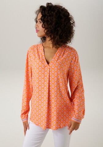 Aniston CASUAL Blouse in Orange: front