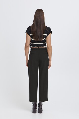 b.young Loose fit Trousers with creases 'BYDANTA ' in Black